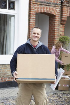 Office removals planning in Botanybay with moving boxes and workspace setup